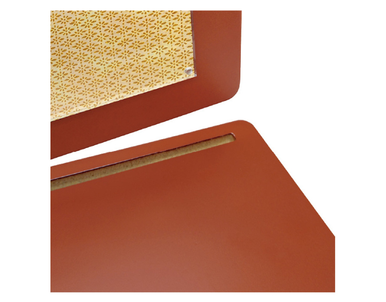 万丈 アクリルパネル飾台(和紙付) 3915 ホワイト