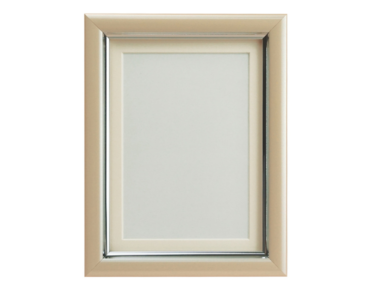 万丈　Vカラー肖像額　L判　アイボリー