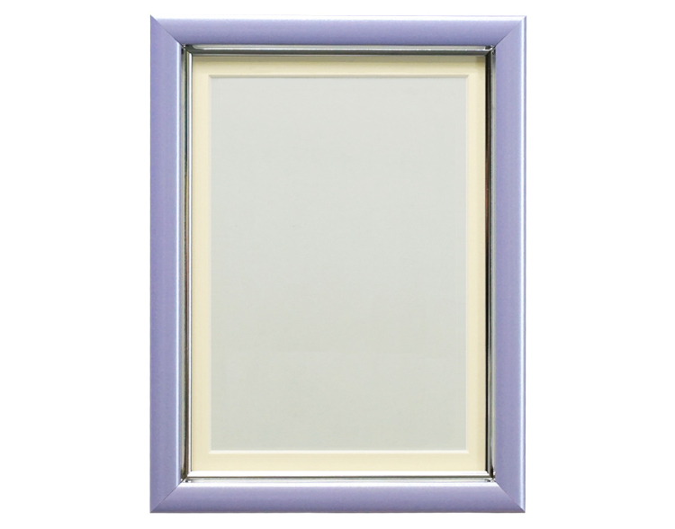 万丈 Vカラー肖像額 キャビネN パープル