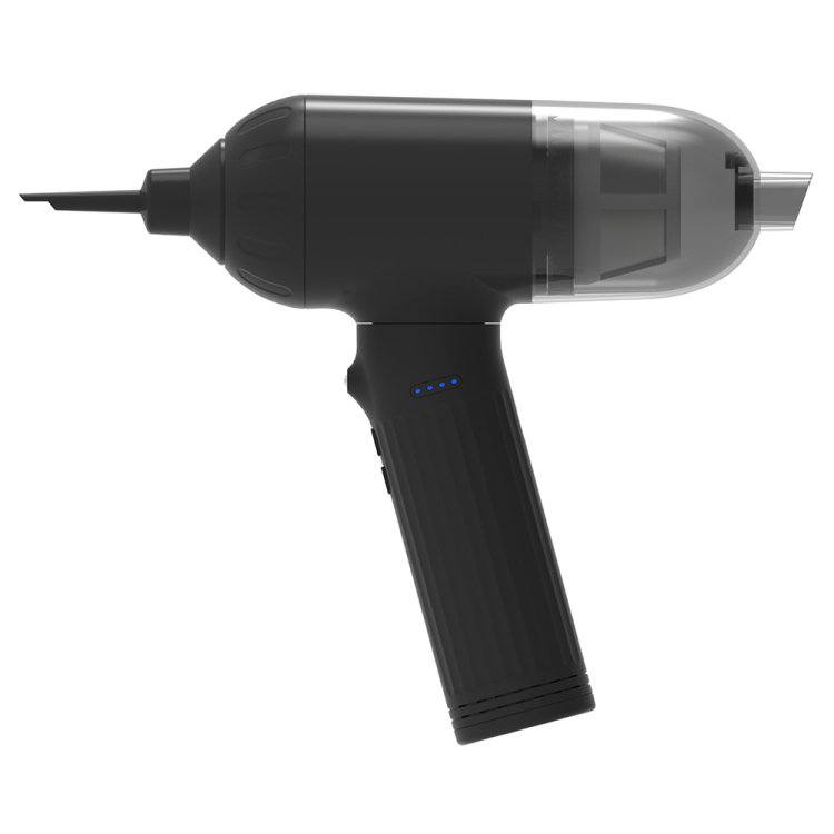 電動エアダスター クリーナー付き充電式2000/ブラック DAD-201BK (tm)