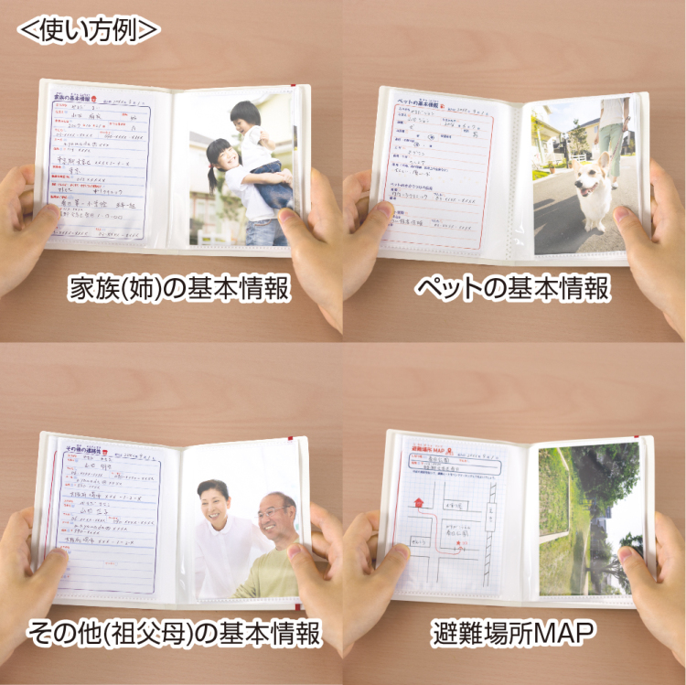 ナカバヤシ もしもの時のかぞくメモ MOF-L01-B