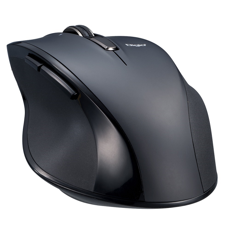 高速スクロール 無線静音5ボタン BLEDマウス/Nブラック MUS-RKF164NBK (tm)