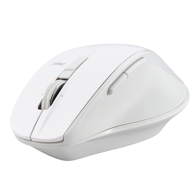 高速スクロール 無線静音5ボタン BLEDマウス/Nホワイト MUS-RKF164NW (tm)