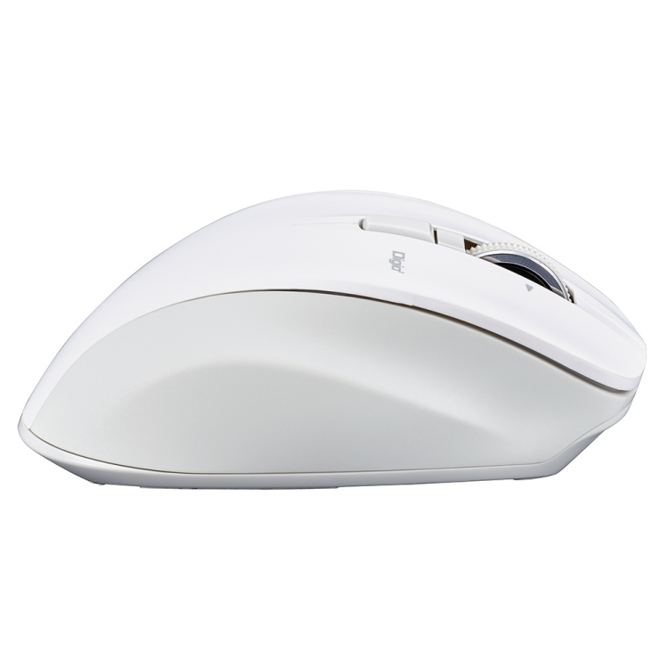 高速スクロール 無線静音5ボタン BLEDマウス/Nホワイト MUS-RKF164NW (tm)