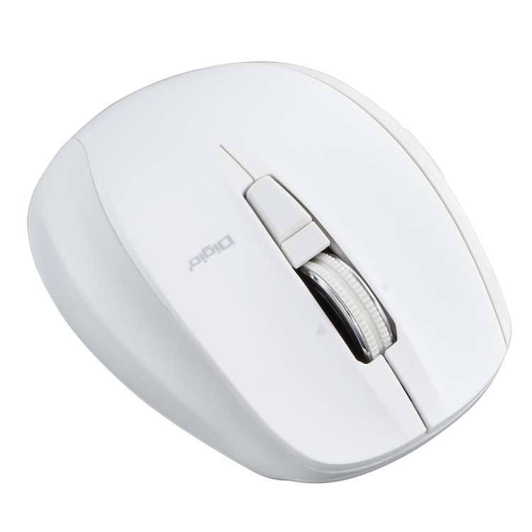 高速スクロール 無線静音5ボタン BLEDマウス/Nホワイト MUS-RKF164NW (tm)