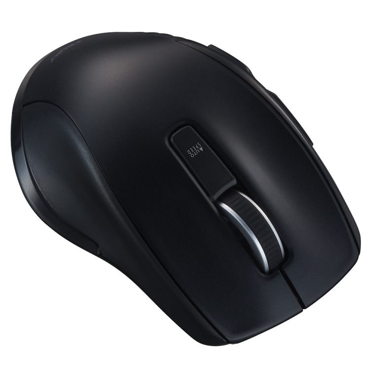 無線静音5ボタン BlueLEDマウス/ブラック MUS-RKF226BK (tm)