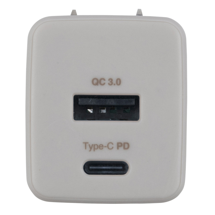 20WPD充電器/グレージュ JYU-ACU011GY (tm)