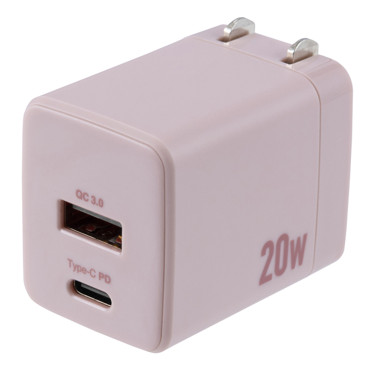 20WPD充電器/スモーキーピンク JYU-ACU011P (tm)