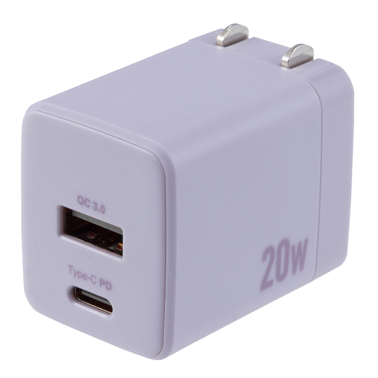 20WPD充電器/パープル JYU-ACU011PUR (tm)