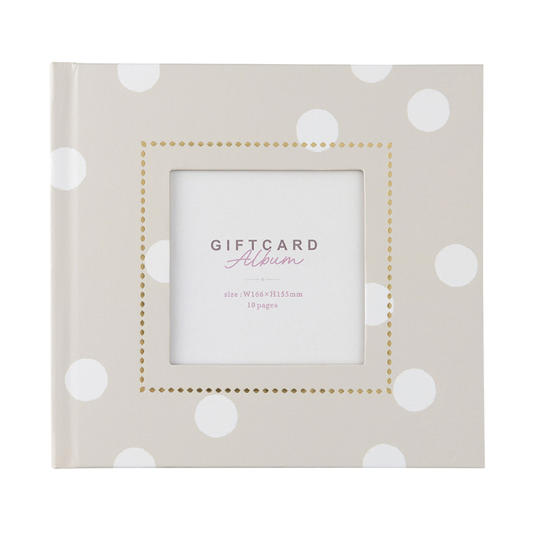 ブックフリー/ギフトカードアルバム/Sミニ/エクリュ1 A-SMBP-101-1