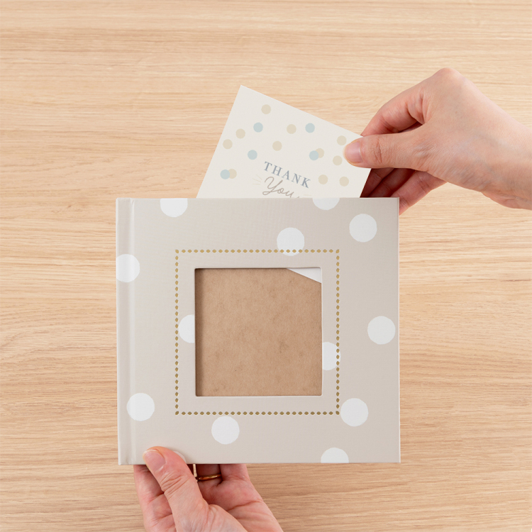 ブックフリー/ギフトカードアルバム/Sミニ/エクリュ3 A-SMBP-101-3