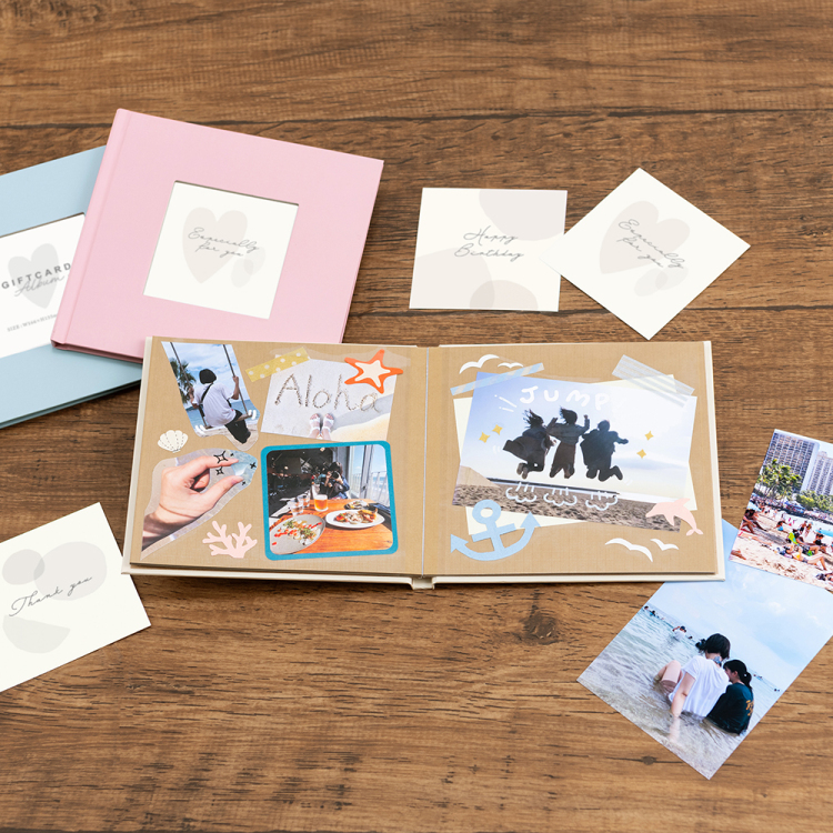 ブックフリー/ギフトカードアルバム/Sミニ/グラデ2 A-SMBP-102-2