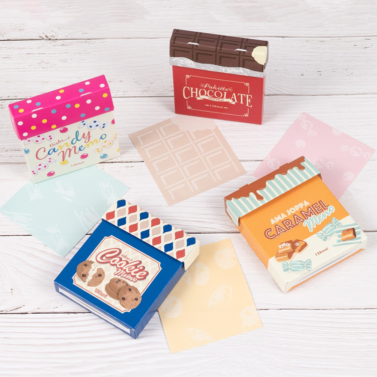 箱入りメモ・A7・128枚・キャラメル COC-ME-A703-4