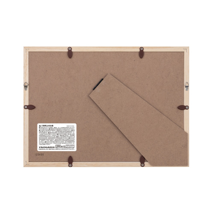 手形足形フォトフレーム/木製/多窓/A4/ホワイト F-TW-112-W