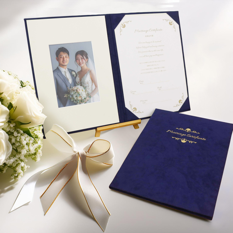 ナカバヤシ 結婚証明書ファイル 結婚証明書用紙 教会式 IT-SM-WE-01