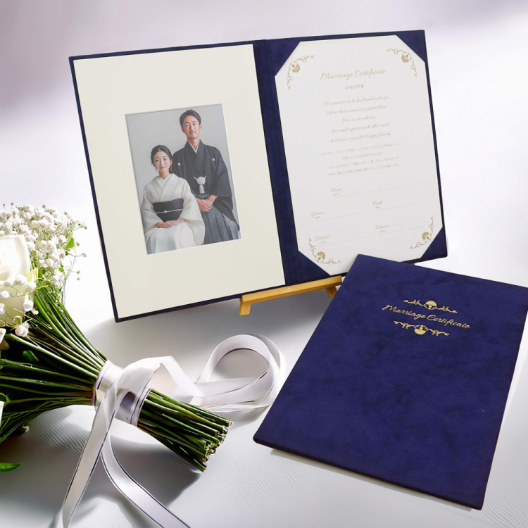 ナカバヤシ 結婚証明書ファイル 結婚証明書用紙 人前式 IT-SM-WE-02