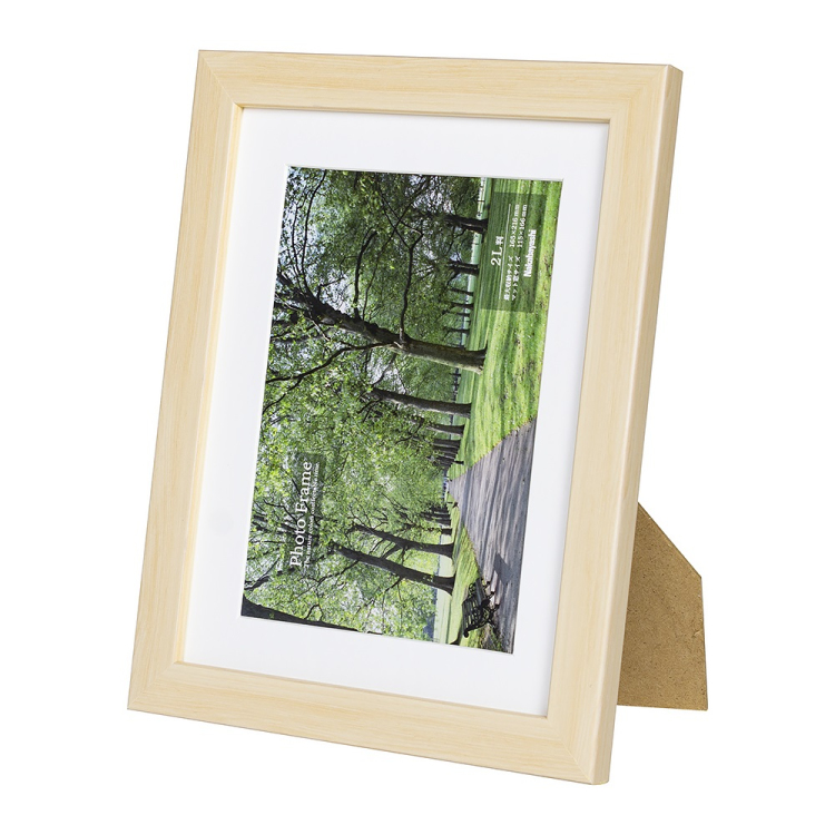 樹脂製写真額 2L ナチュラル F-SP-101-N