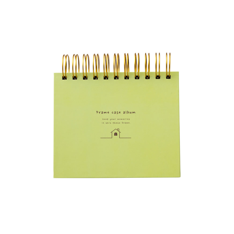 フォトランク フレームケース アルバム L/フラワーイエロー A-FTPC-104-Y