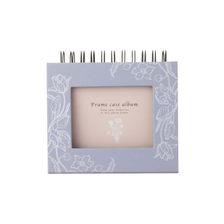フォトランク フレームケース アルバム L/フラワーバイオレット A-FTPC-104-V