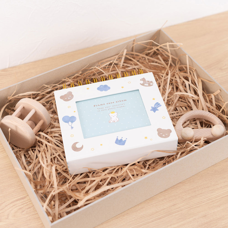 フォトランク フレームケース アルバム L/ベビーブルー A-FTPC-105-B
