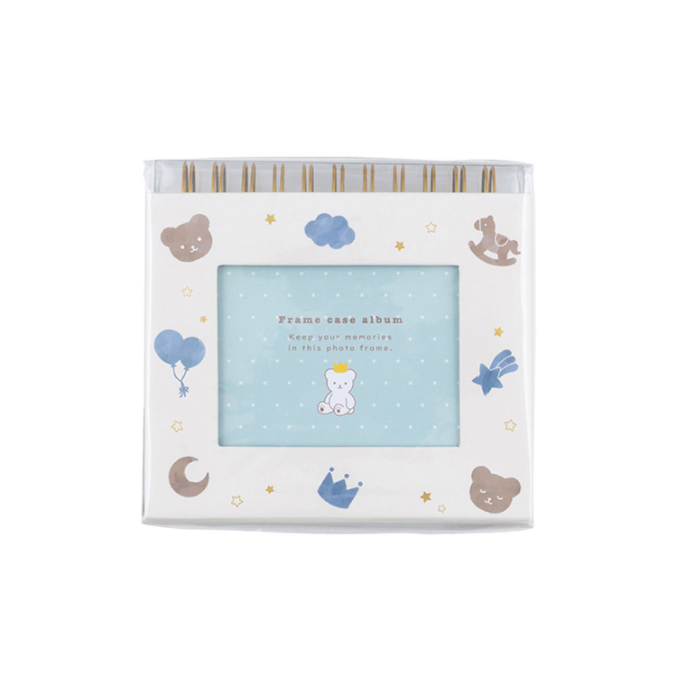 フォトランク フレームケース アルバム L/ベビーブルー A-FTPC-105-B