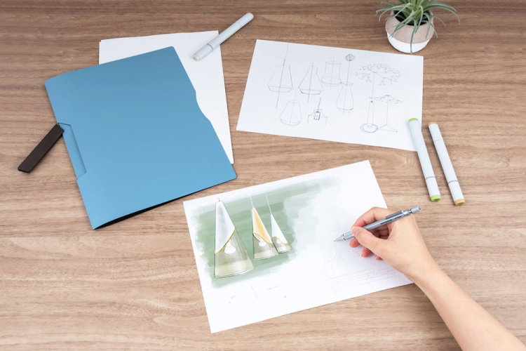 スイングクリップファイル/A4/ダークグレー FQ-SA401-DGY