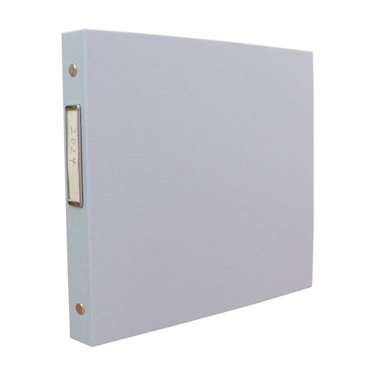 【WEB限定品】【売切】ナカバヤシ ネームプレート付 バインダーアルバム ましかく80枚収納 BD-SQ-FCV-LBL ライトブルー