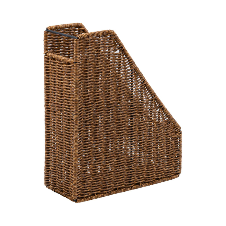 ナカバヤシ ラタンスタイルファイルスタンド/ブラウン RSS-FS01BR