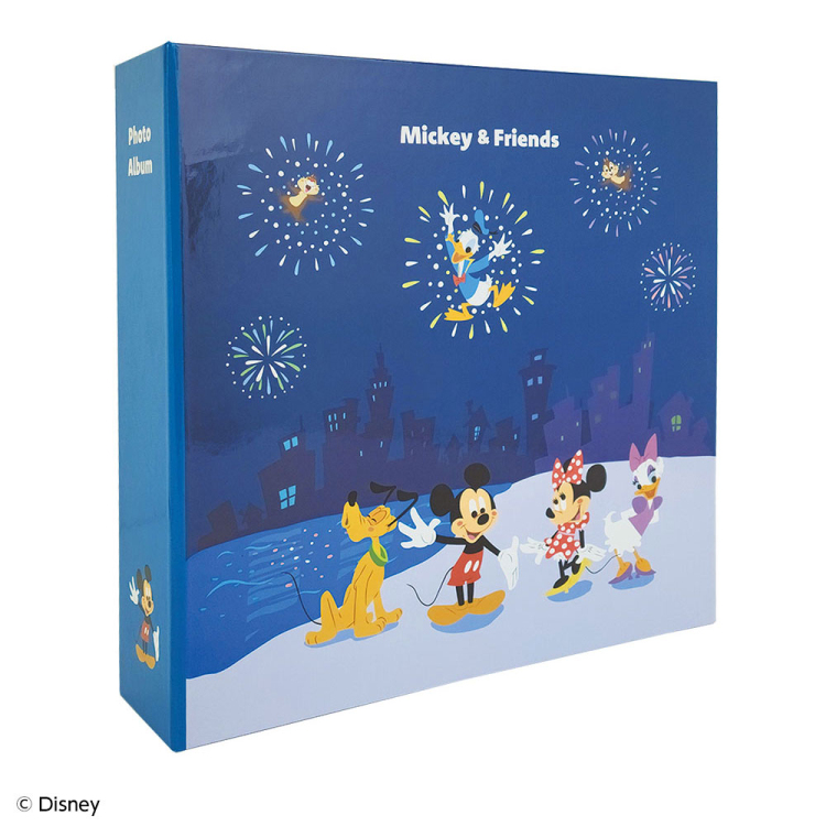 【WEB限定】Disney ディズニーキャラクター L判 720枚収納 アルバム 高透明 6面ポケット 2列3段 IT-DY6L-720-01 ミッキー&フレンズ