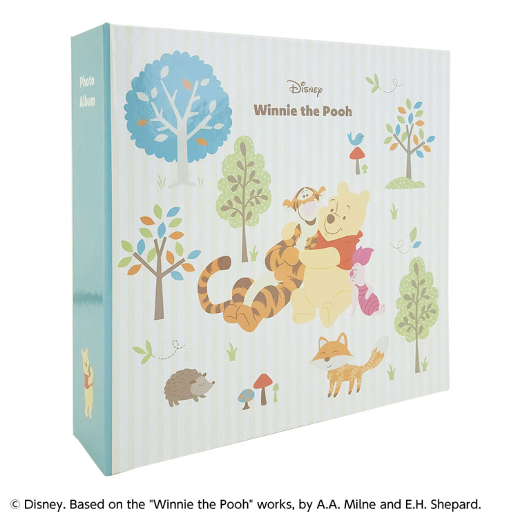 【WEB限定】Disney ディズニーキャラクター L判 720枚収納 アルバム 高透明 6面ポケット 2列3段 IT-DY6L-720-02 くまのプーさん
