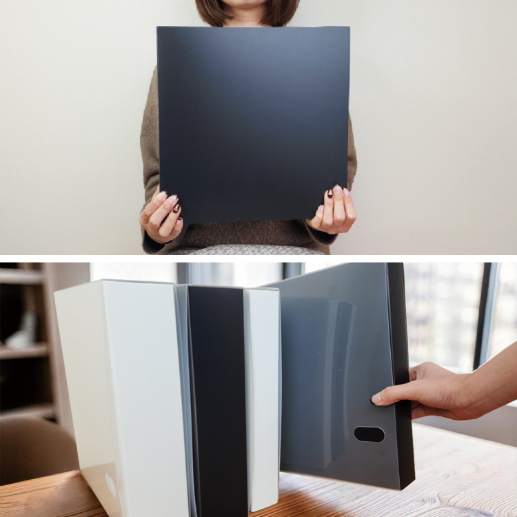 【WEB限定】 ナカバヤシ シンプルカラーポケットアルバム L 判480枚収納 IT-SCV6L-480-D ブラック