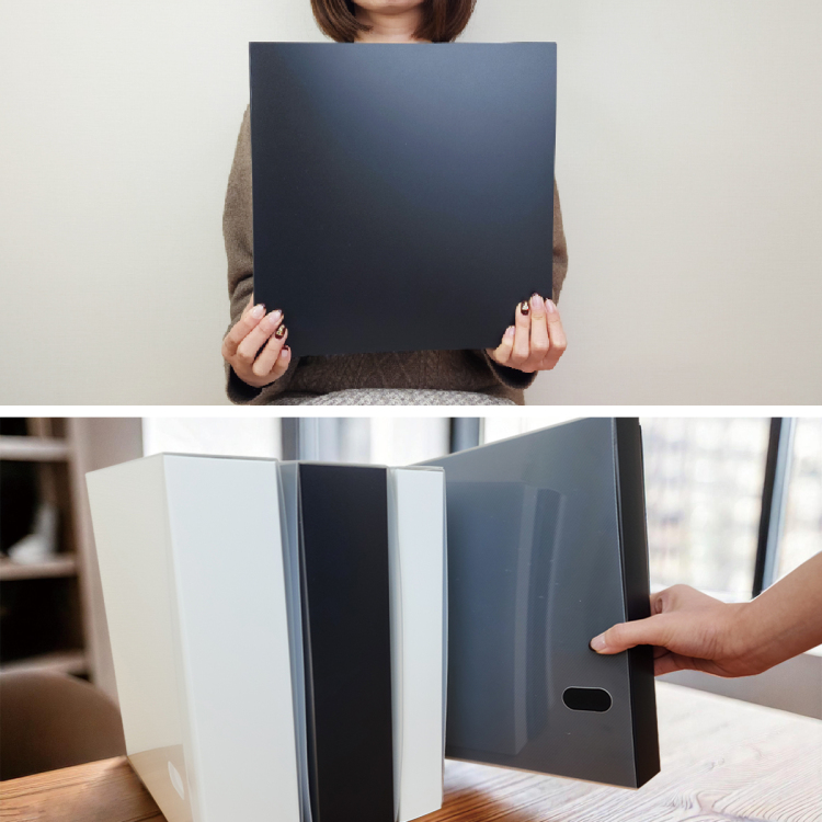 【WEB限定】 ナカバヤシ シンプルカラーポケットアルバム L 判720枚収納 IT-SCV6L-720-D ブラック