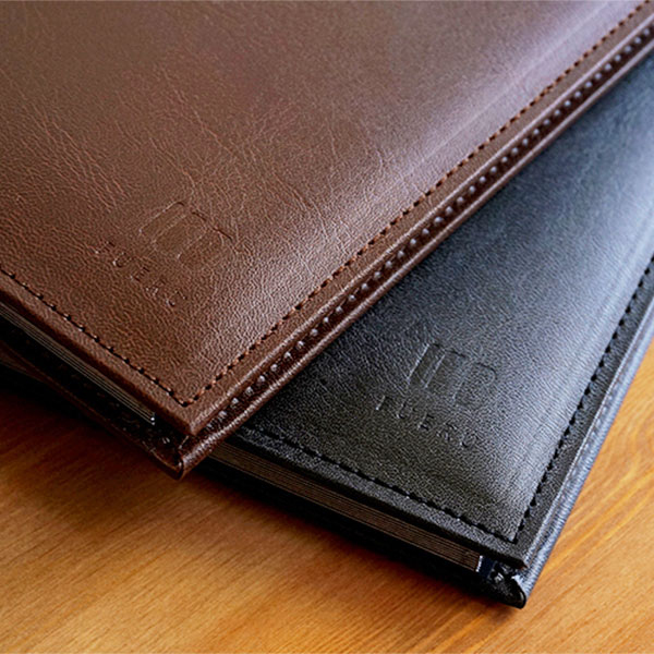 【WEB限定品】アルバム ナカバヤシ レザー調表紙アルバム/黒台紙10枚(20ページ)IT-LLC ブラック