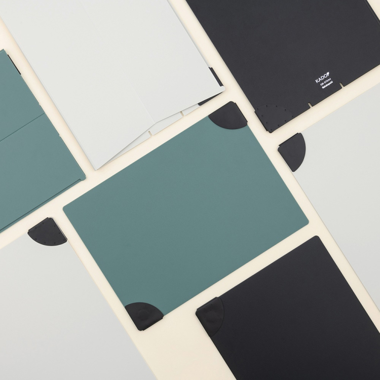 ナカバヤシ マグネットクリップボード カドップ/スタンドタイプ/A4/フォレストグリーン QB-STKA4-G