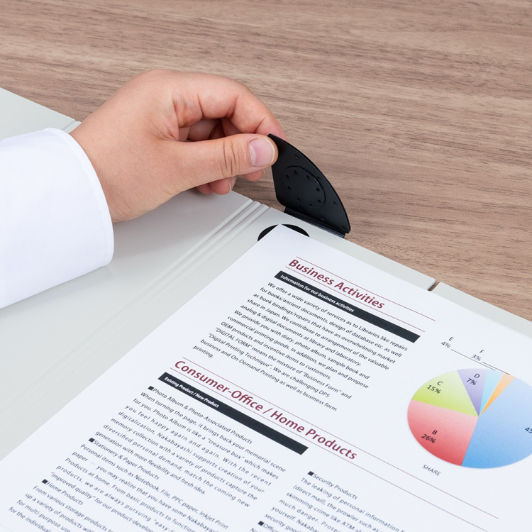 ナカバヤシ マグネットクリップボード カドップ/スタンドタイプ/A4/フェザーホワイト QB-STKA4-W