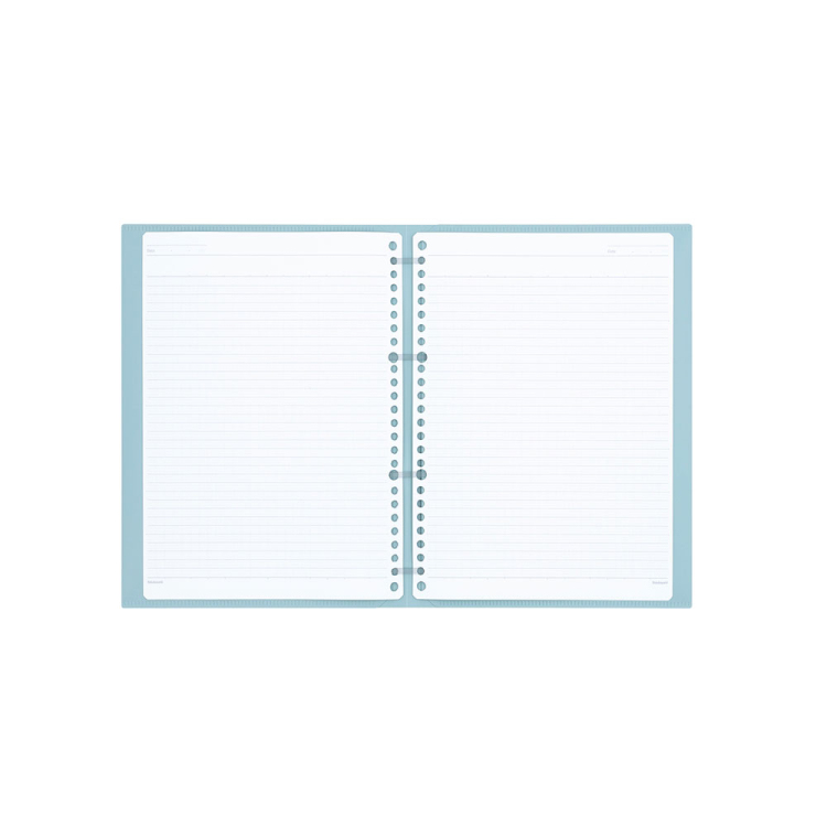 ナカバヤシ フラリーフ/ロジカル・フラットバインダーノート/B5/ミスティブルー FLL-B501B-B