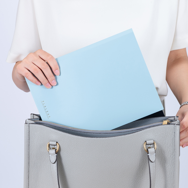 ナカバヤシ フラリーフ/ロジカル・フラットバインダーノート/B5/ミスティブルー FLL-B501B-B