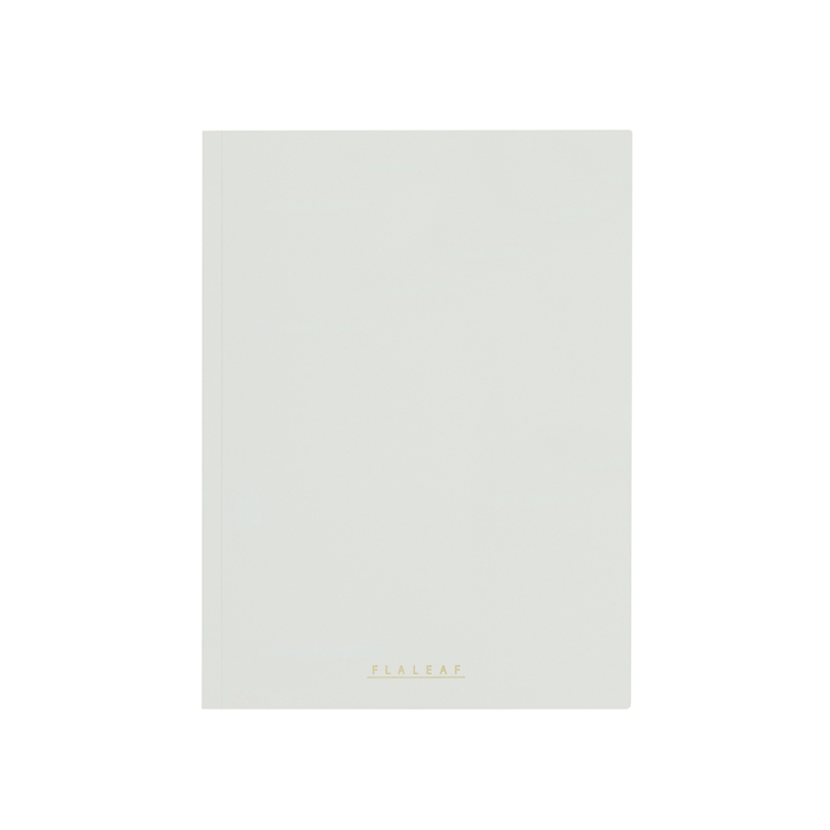 ナカバヤシ フラリーフ/ロジカル・フラットバインダーノート/B5/ミルキーホワイト FLL-B501B-W