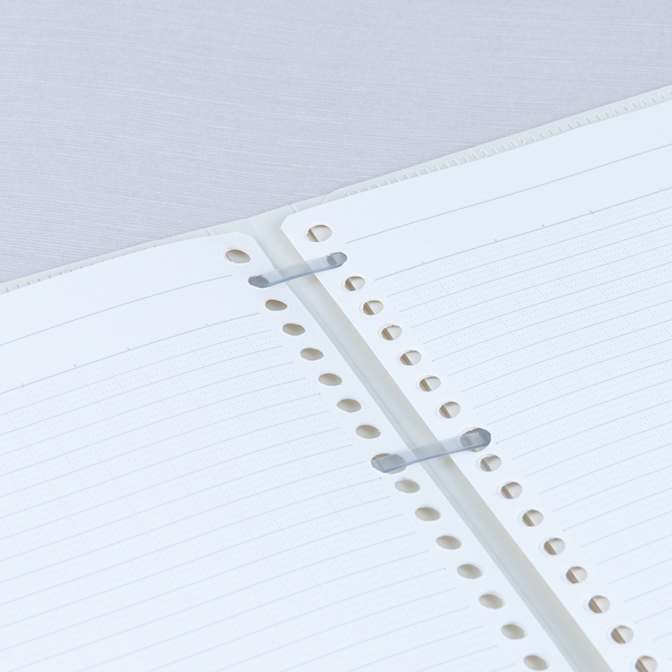 ナカバヤシ フラリーフ/ロジカル・フラットバインダーノート/B5/ミルキーホワイト FLL-B501B-W