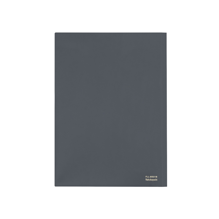 ナカバヤシ フラリーフ/ロジカル・フラットバインダーノート/B5/スモーキーブラック FLL-B501B-D