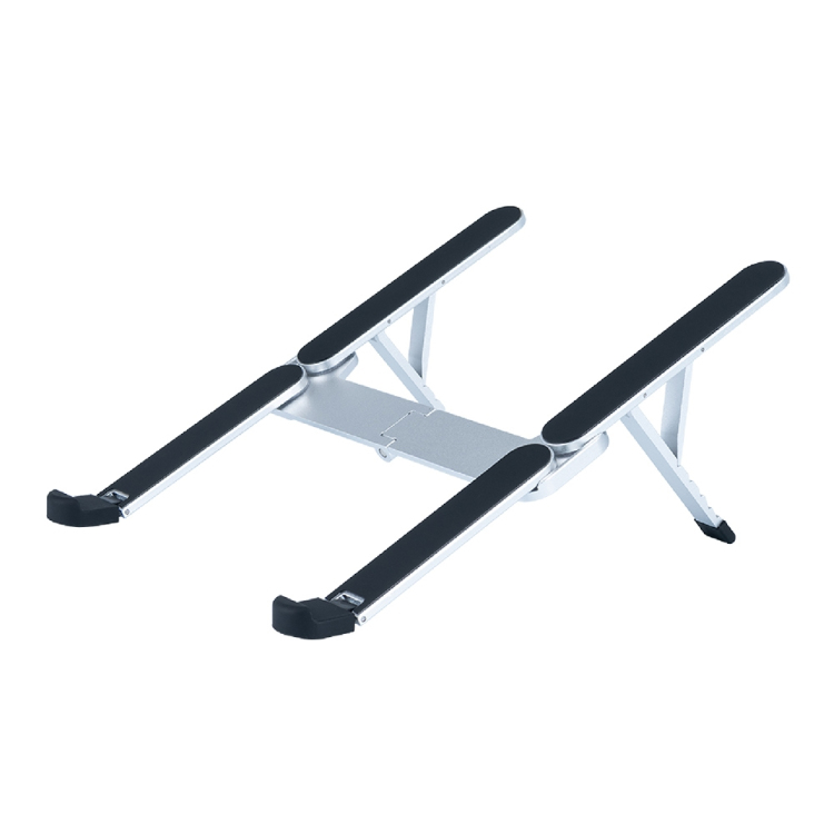 ナカバヤシ 折りたたみノートPCスタンド 超コンパクト/シルバー NS-05SL (tm)