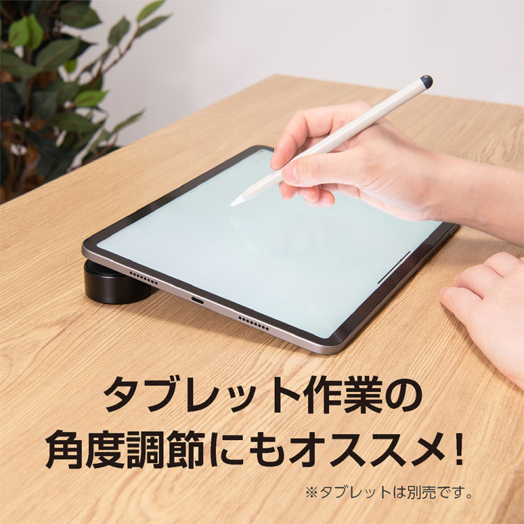 ナカバヤシ 置くだけノートPCスタンド/黒 NS-06BK (tm)