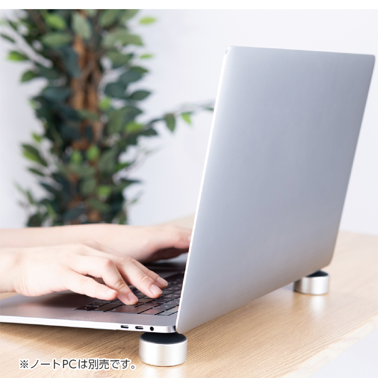 ナカバヤシ 置くだけノートPCスタンド/シルバー NS-06SL (tm)