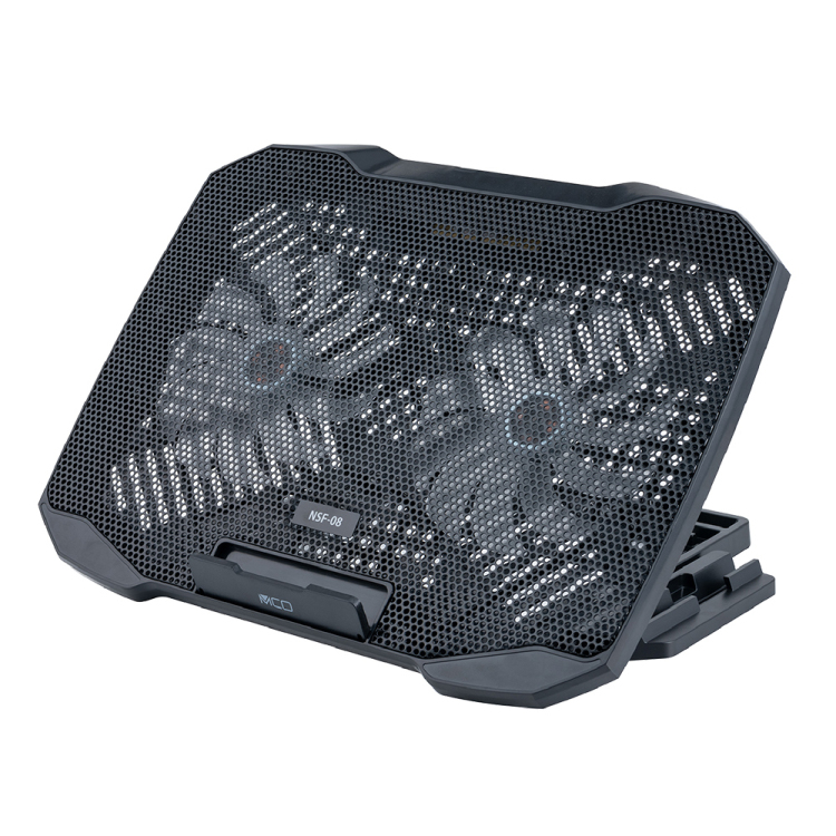 ナカバヤシ ノートPCクーラー 2WAY2FANコンパクト／クロ NSF-08BK　(tm)