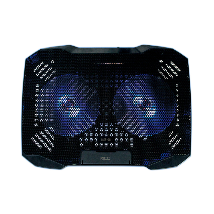 ナカバヤシ ノートPCクーラー 2WAY2FANコンパクト／クロ NSF-08BK　(tm)