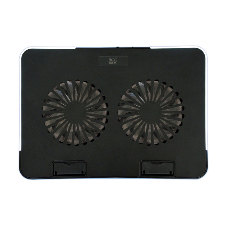 ナカバヤシ ノートPCクーラー 2WAY2FANスタンダード/クロ NSF-09BK (tm)