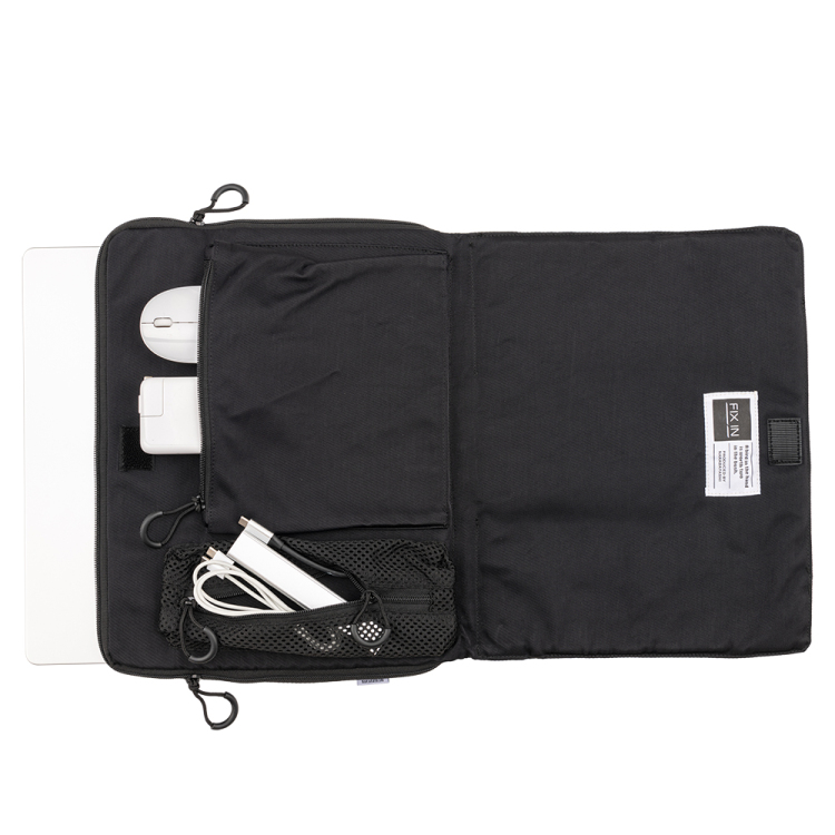 ナカバヤシ 14インチPCオーガナイザーバッグ/ブラック SZC-FC142303BK (tm)