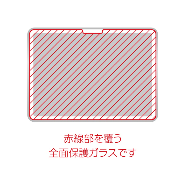 ナカバヤシ iPadAir11ガラス/光沢BLC TBF-IPA241GKBC (tm)