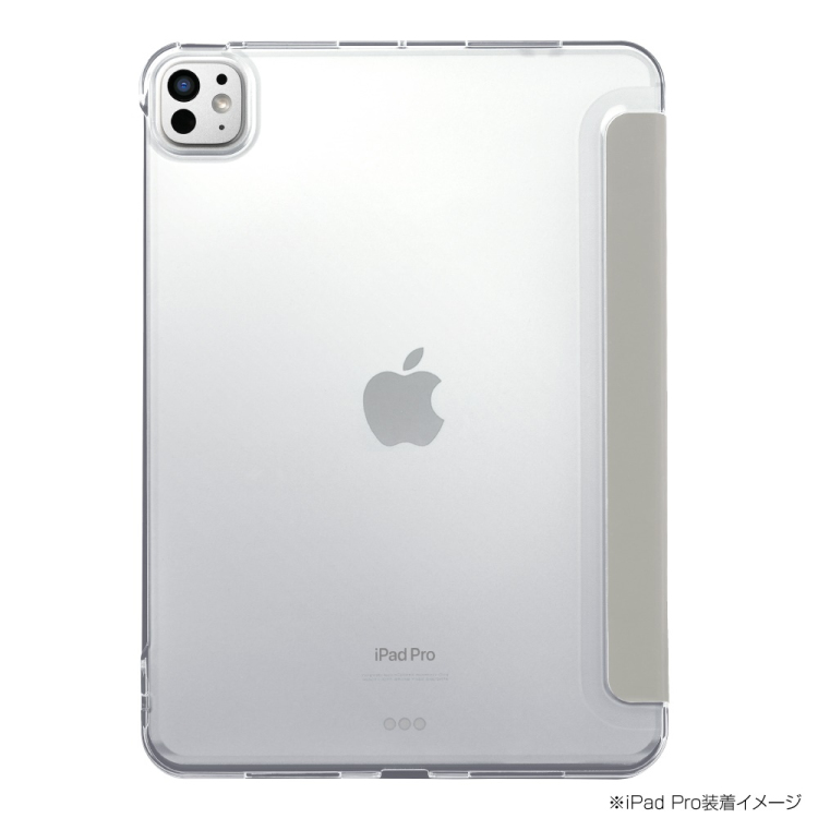 ナカバヤシ iPadPro11用軽量ハードケースカバー/グレー TBC-IPP24100GY (tm)