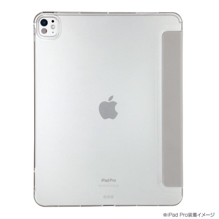 ナカバヤシ iPadPro13用軽量ハードケースカバー/グレー TBC-IPP24300GY (tm)